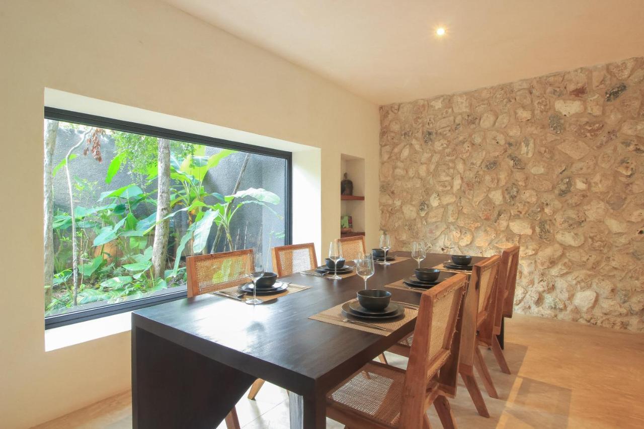 Elegant Boho Style Villa Jungle Views In Rooftop Deck & Outstanding Raw Pool In Holistika Tulum Bagian luar foto