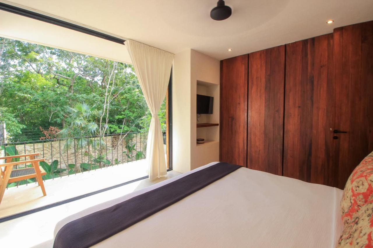 Elegant Boho Style Villa Jungle Views In Rooftop Deck & Outstanding Raw Pool In Holistika Tulum Bagian luar foto